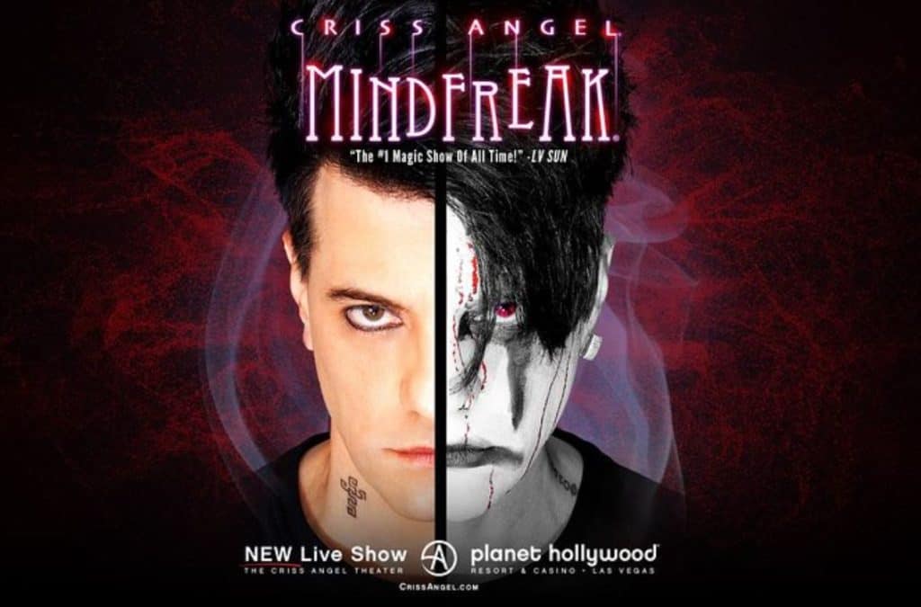 Chris Angel's mindfreak performing in Las Vegas.