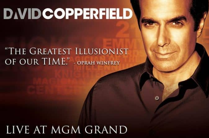 Experience David Copperfield, the greatest illusionist of our time, live at MGM Grand in Las Vegas. Witness mind-blowing magic shows like never before.