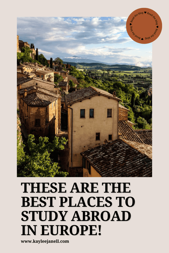 Study abroad in Europe's best places.