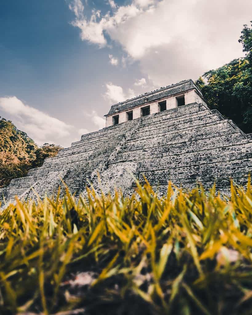 Palenque Ancient Monument in Mexico